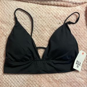 BillaBong Black Swim Top